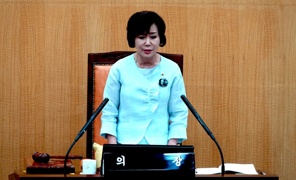 김양희 충북도의회 의장